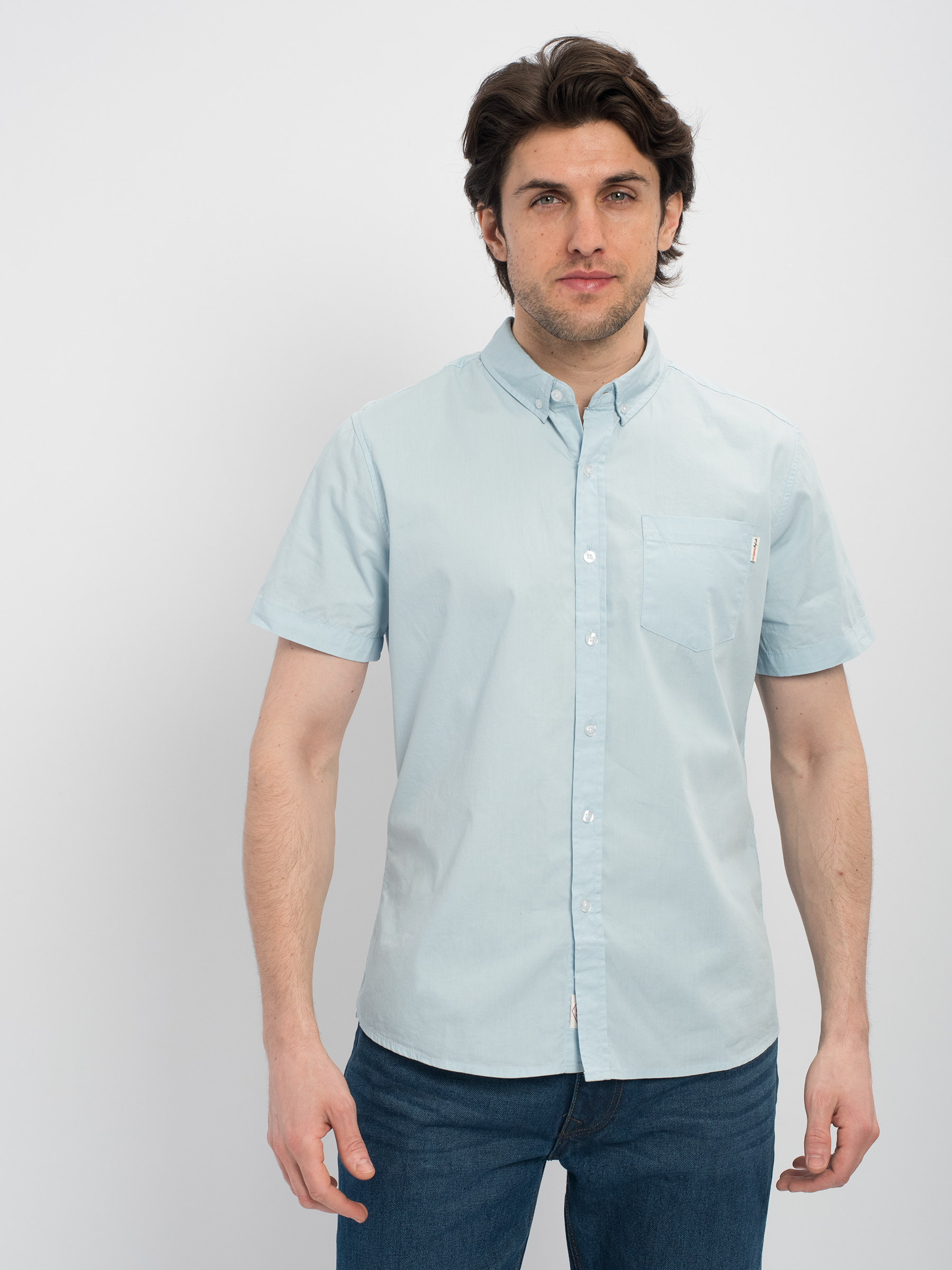 фото Рубашка мужская lee cooper shirt голубая l