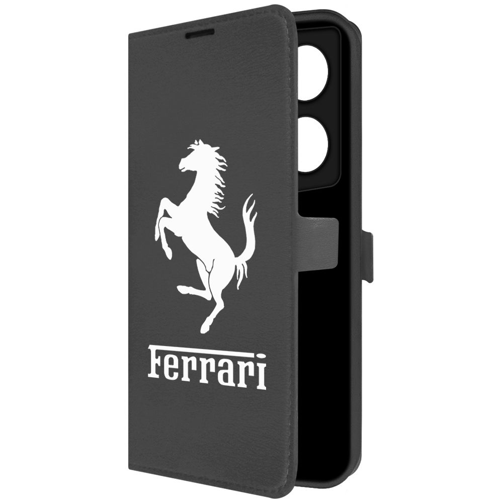 

Чехол-книжка Krutoff Eco Book для Tecno Camon 20 Premier Ferrari черный