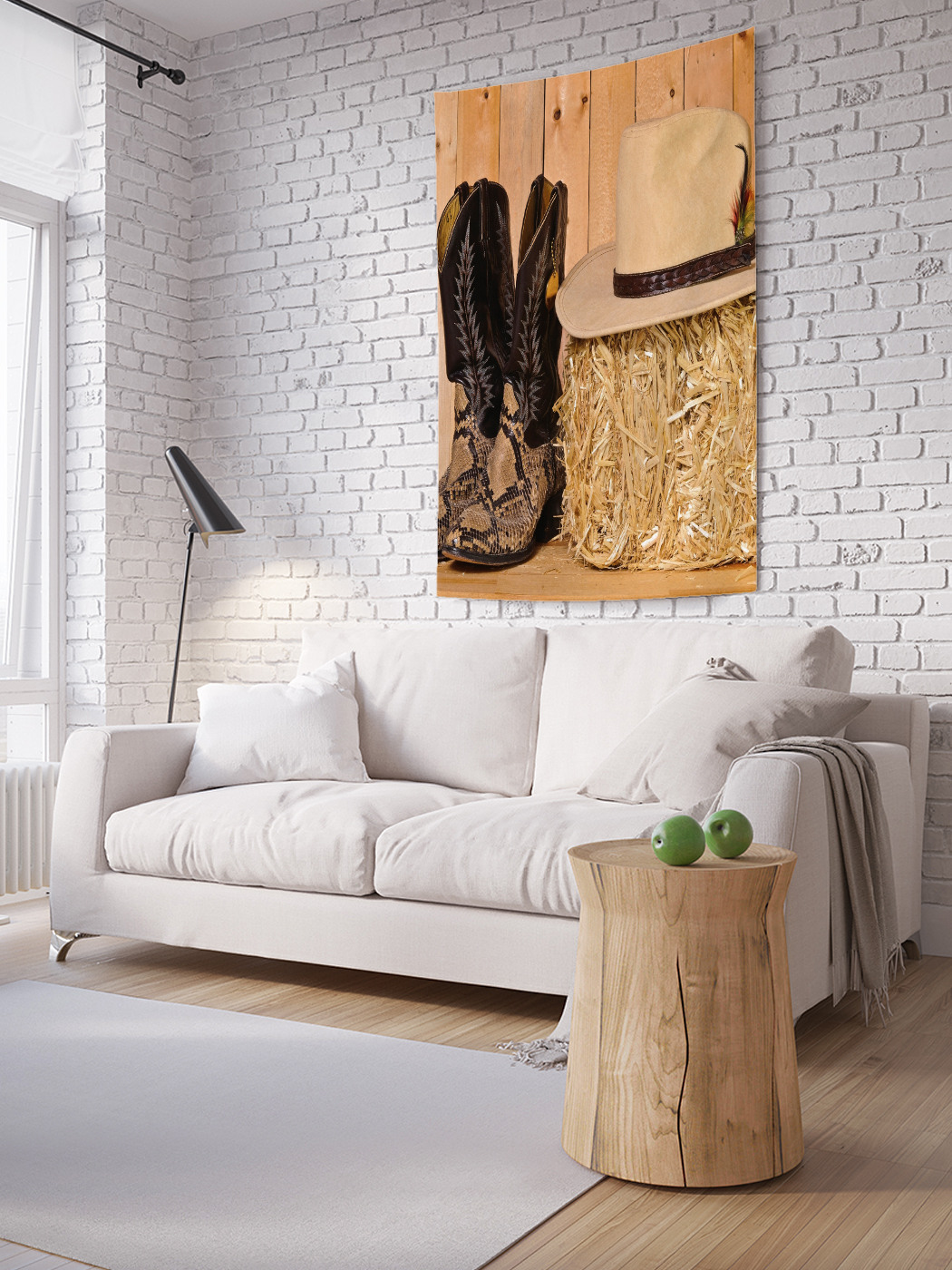 

Вертикальное фотопанно на стену JoyArty Ковбойский дом 100x150 см, Ковбойский дом