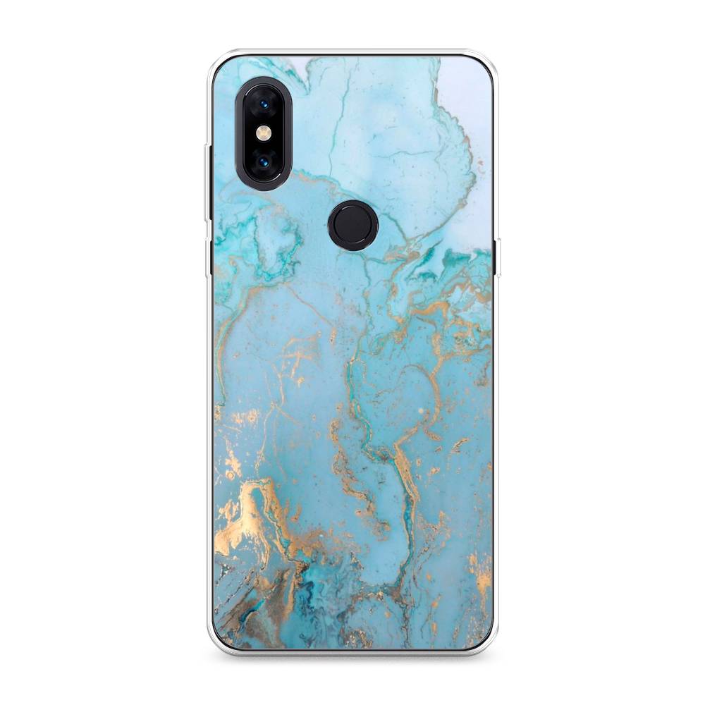 

Чехол Awog на Xiaomi Mi Mix 3 "Голубой мрамор рисунок", Разноцветный, 34950-3