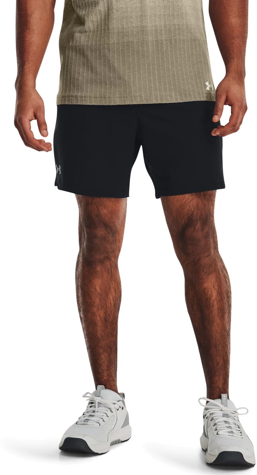 

Шорты мужские Under Armour Ua Vanish Woven 6In Shorts черные L, Черный, Ua Vanish Woven 6In Shorts