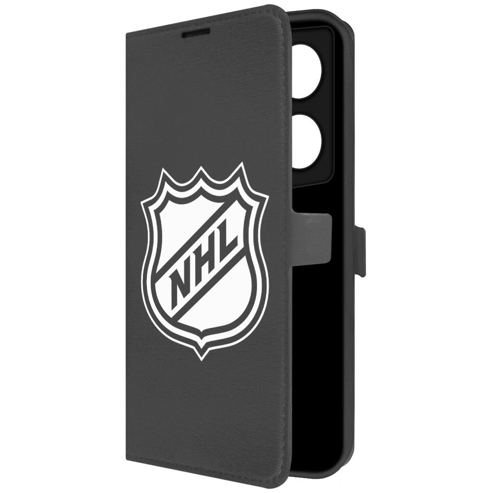 

Чехол-книжка Krutoff Eco Book для Tecno Camon 20 Premier NHL черный