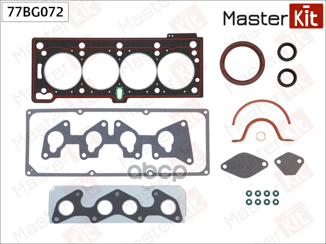 

77Bg072 Набор Прокладок Верхний Renault Logan/Megane/Sandero 1.6 K7m MasterKit 77bg072