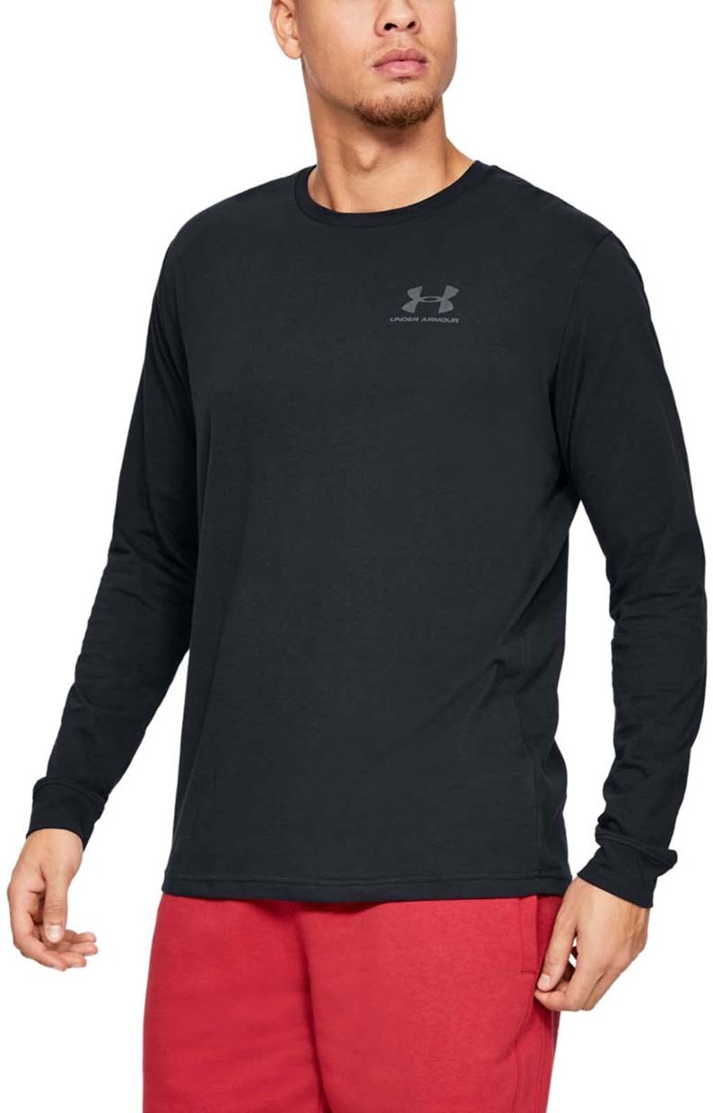 

Лонгслив мужской Under Armour Sportstyle Left Chest LS Tee черный XL, Sportstyle Left Chest LS Tee