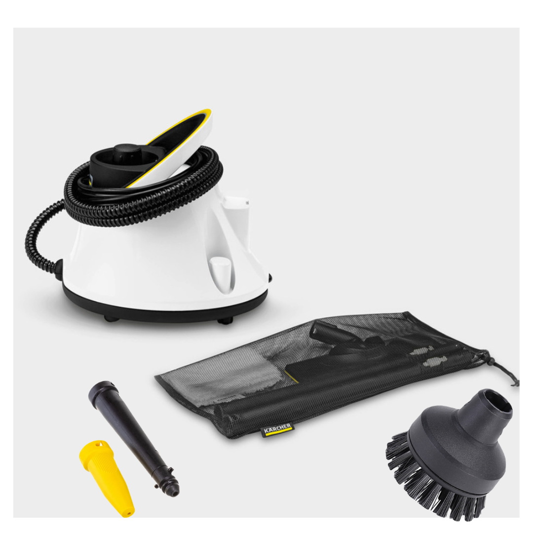 

Пароочиститель Karcher SC 2 Deluxe EasyFix белый, SC 2 Deluxe EasyFix+2 насадки IVAHAVI