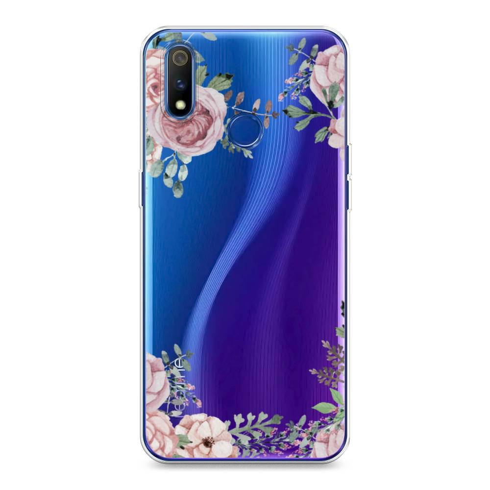 

Чехол Awog на Realme 3 Pro "Нежные розы акварель", Разноцветный, 251250-8