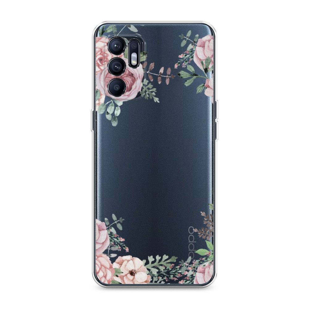 

Чехол Awog на Oppo Reno 6 4G "Нежные розы акварель", Разноцветный, 257850-8