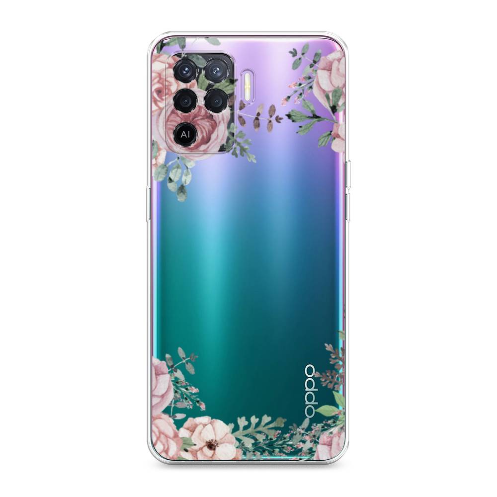 

Чехол Awog на Oppo Reno 5 Lite "Нежные розы акварель", Разноцветный, 255150-8