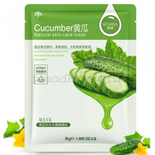 

Маска тканевая HCHANA с экстрактом огурца, Cucumber