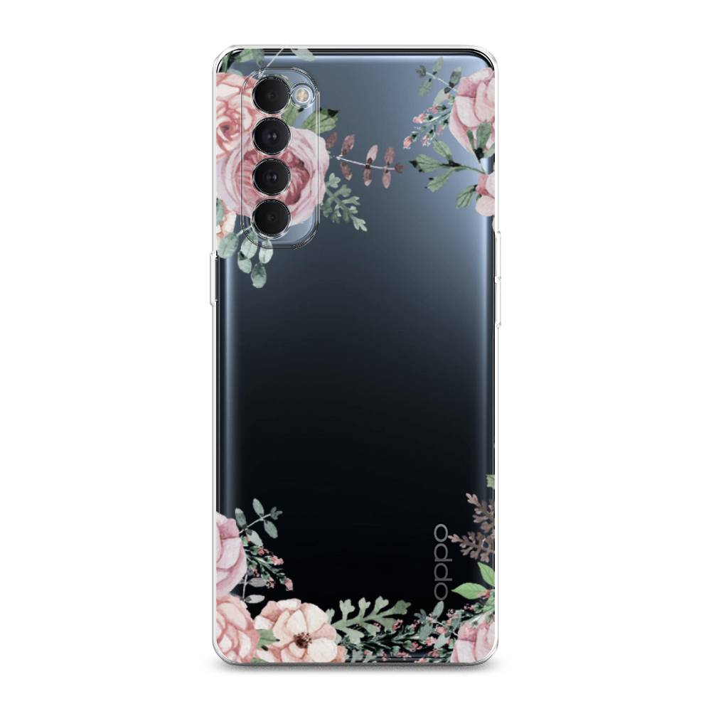 

Чехол Awog на Oppo Reno 4 Pro "Нежные розы акварель", Разноцветный, 258950-8