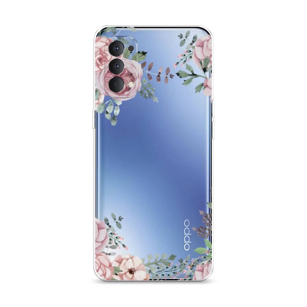 

Чехол Awog на Oppo Reno 4 4G "Нежные розы акварель", Разноцветный, 259450-8