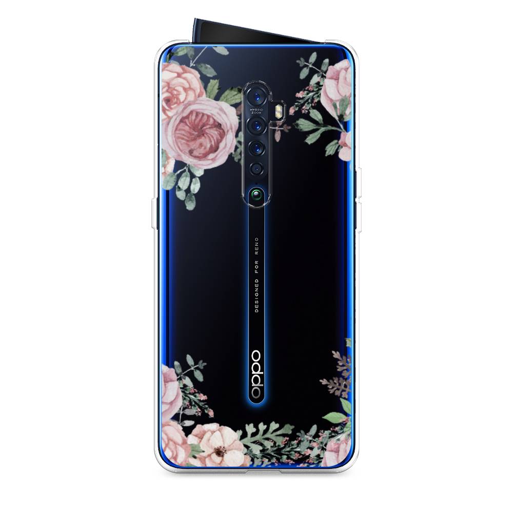 

Чехол Awog на Oppo Reno 2 "Нежные розы акварель", Разноцветный, 253550-8