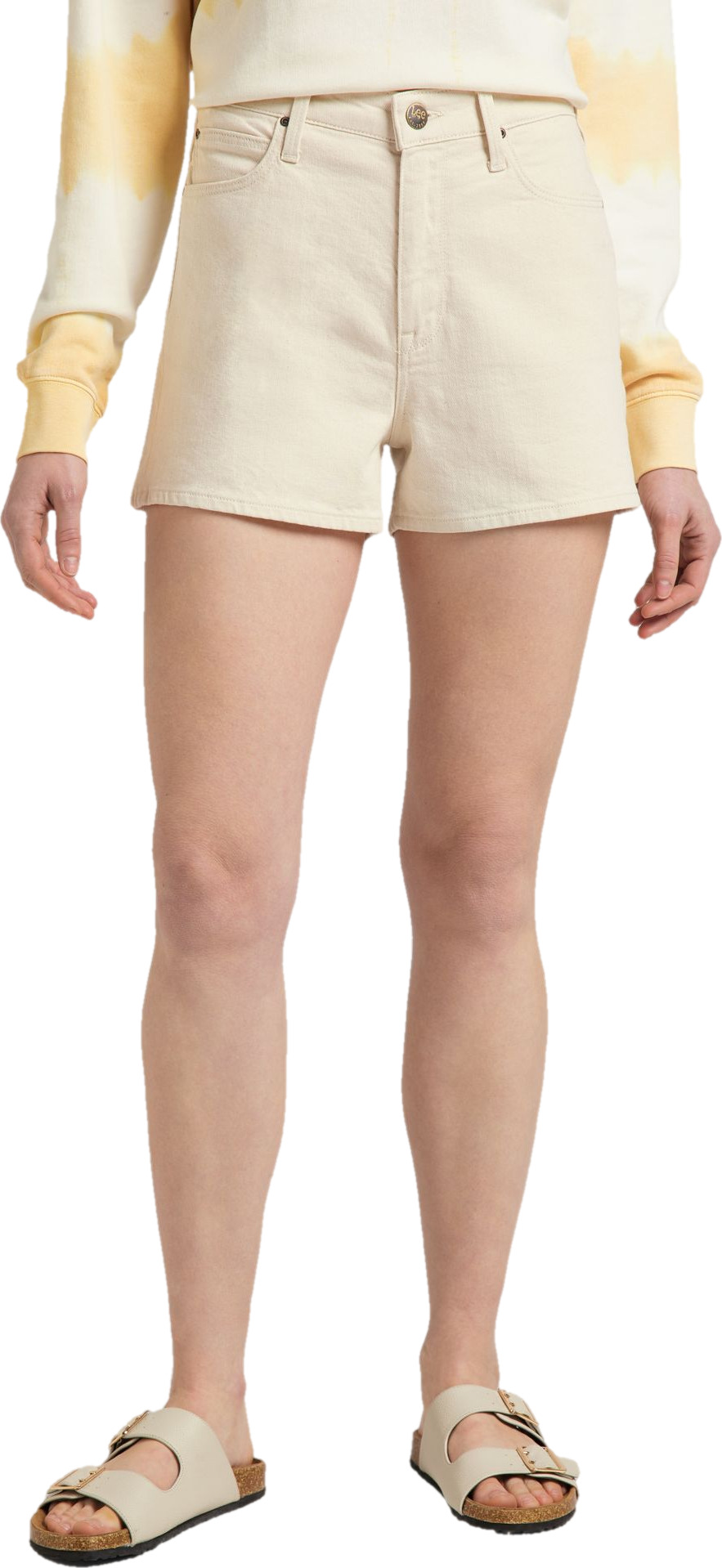 Джинсовые шорты женские Lee Women Carol Shorts бежевые 31