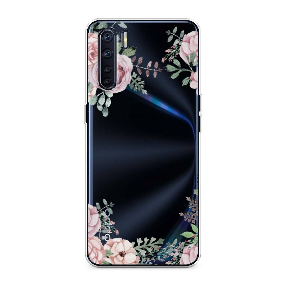 

Чехол Awog на Oppo A91/Reno 3 "Нежные розы акварель", Разноцветный, 254250-8