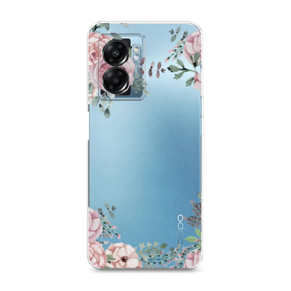 

Чехол Awog на Oppo A57 5G/A56s/OnePlus Nord N300 5G "Нежные розы акварель", Разноцветный, 2510250-8