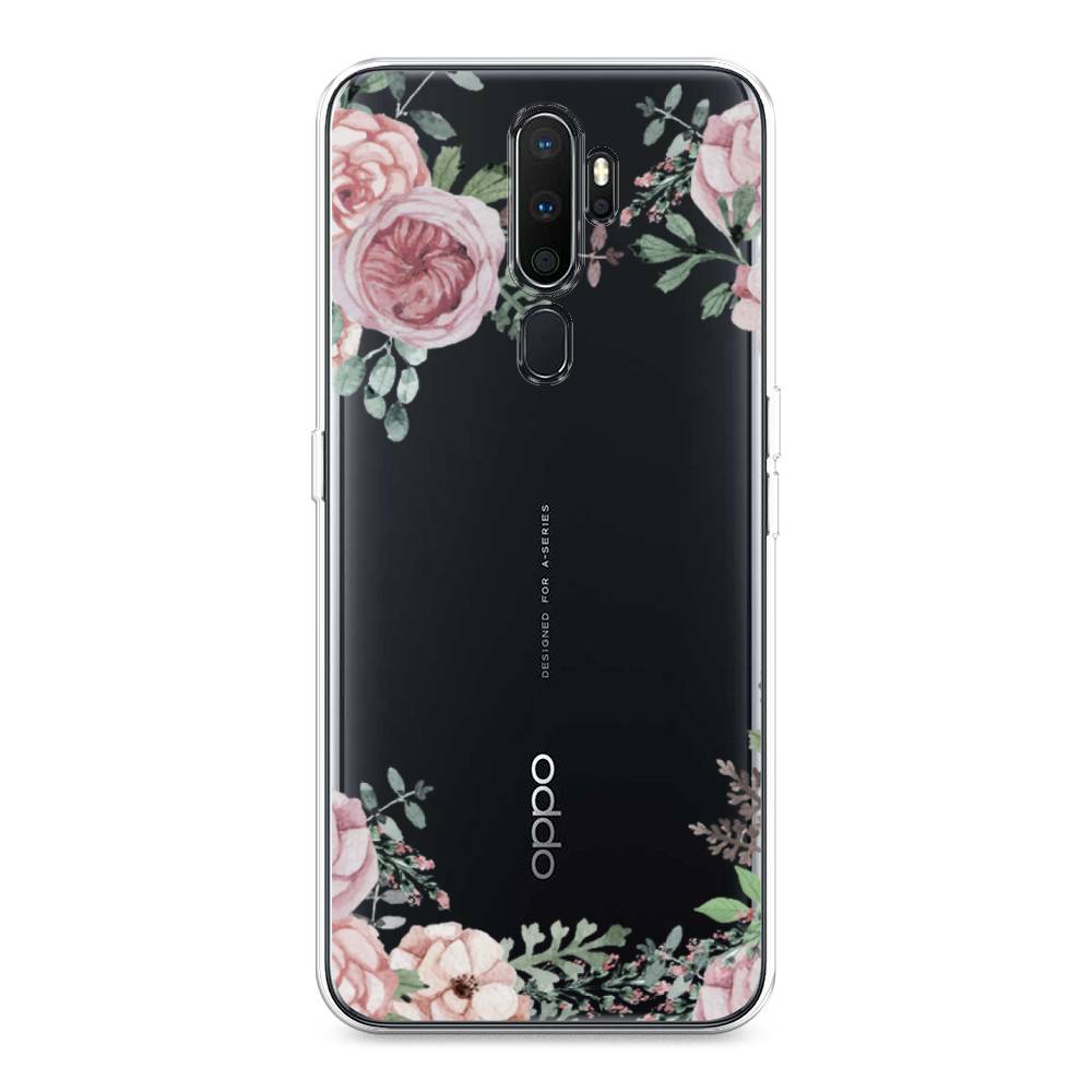 

Чехол Awog на Oppo A5/A9 2020 "Нежные розы акварель", Разноцветный, 251350-8