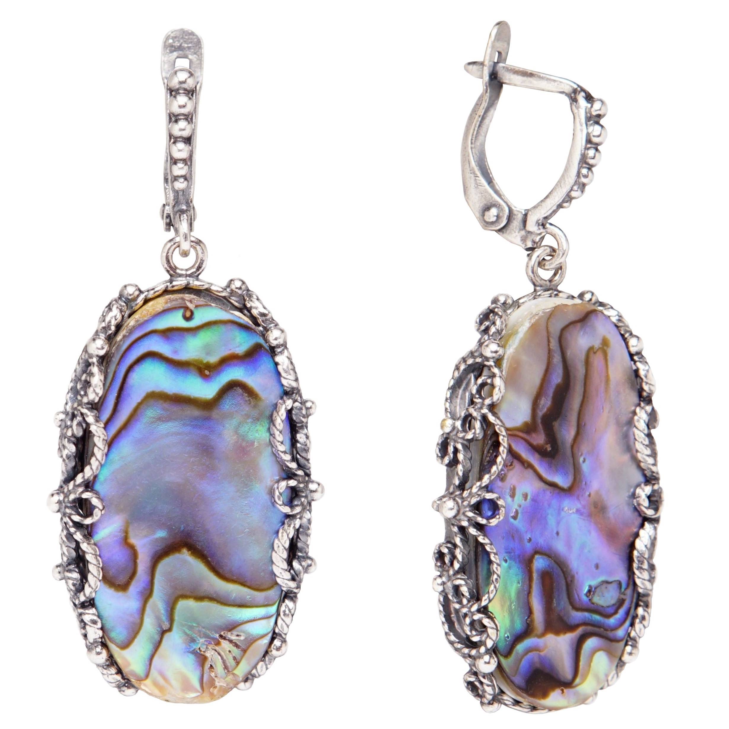 

Серьги из латуни с гелиотисом Хорошие Вещи 3539-30, 3539-30