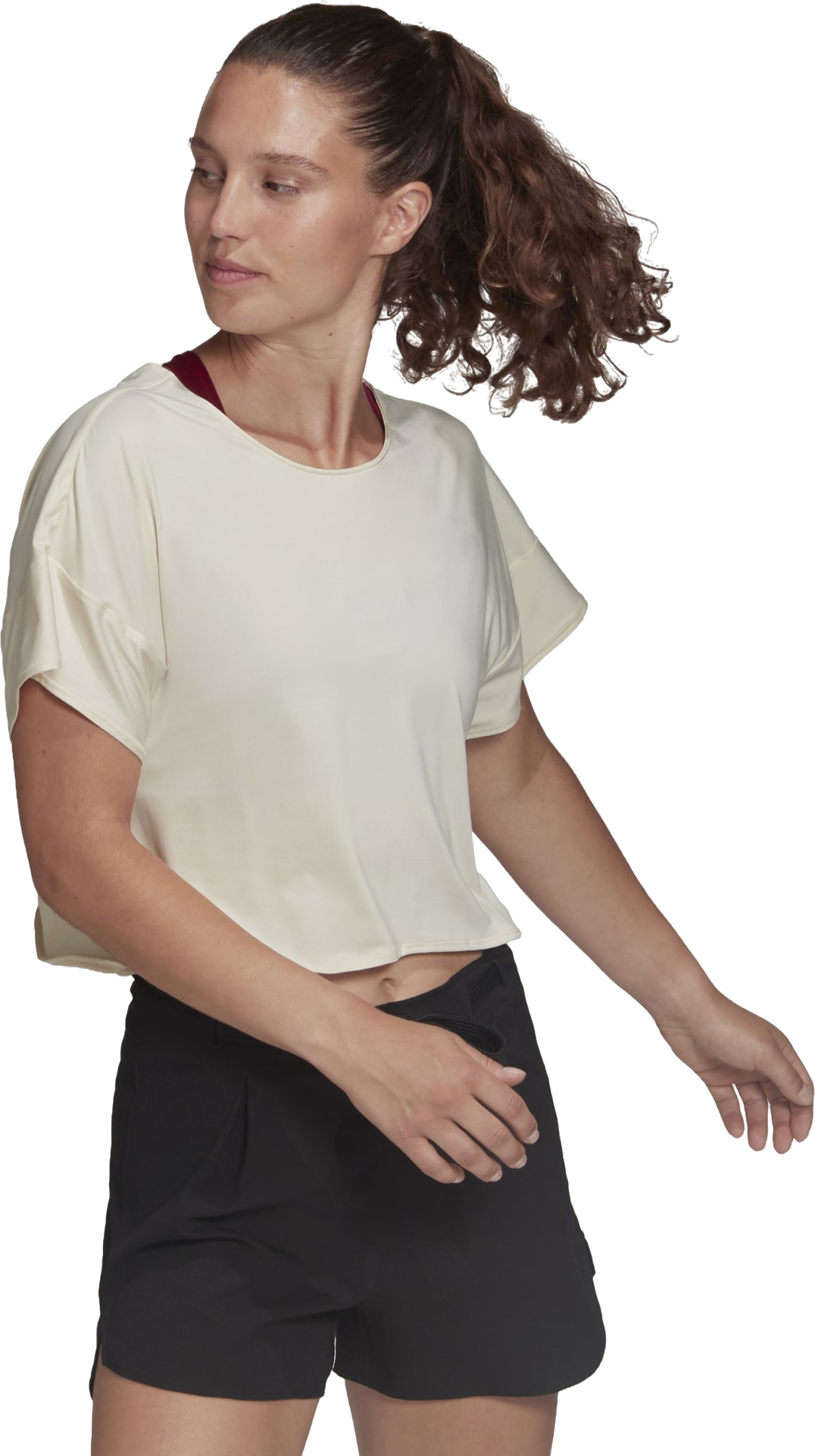 

Футболка женская Adidas WTR STDIO BL T бежевая 2XS, Бежевый, WTR STDIO BL T