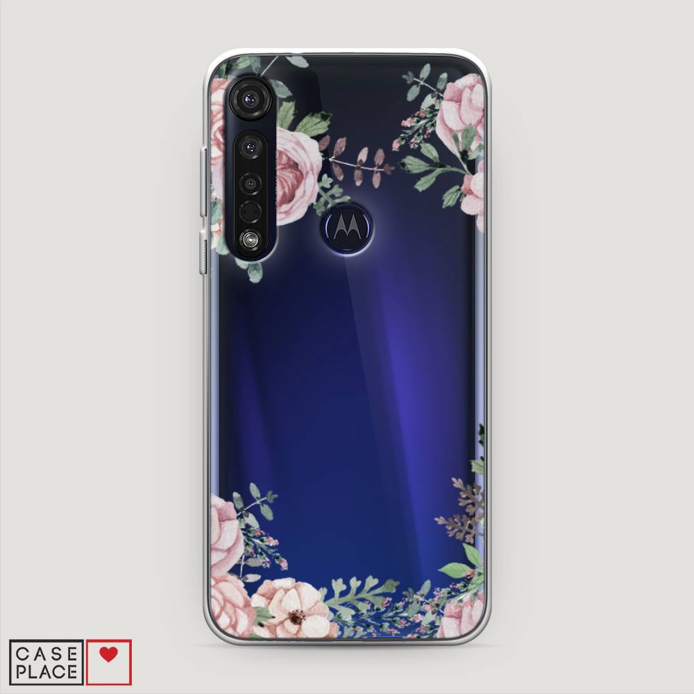 

Чехол Awog на Motorola Moto G8 Plus "Нежные розы акварель", Разноцветный, 241450-8