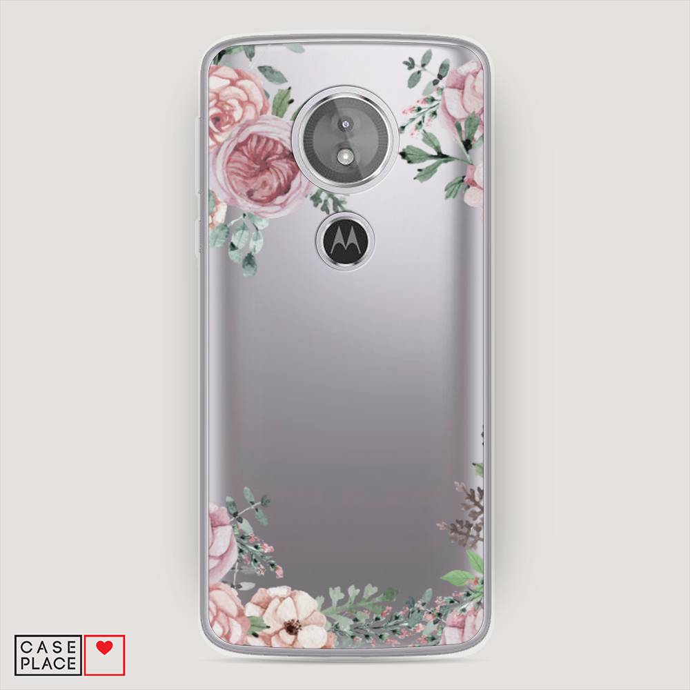 

Чехол Awog на Motorola Moto E5 / Моторола Мото E5 "Нежные розы акварель", Разноцветный, 241050-8