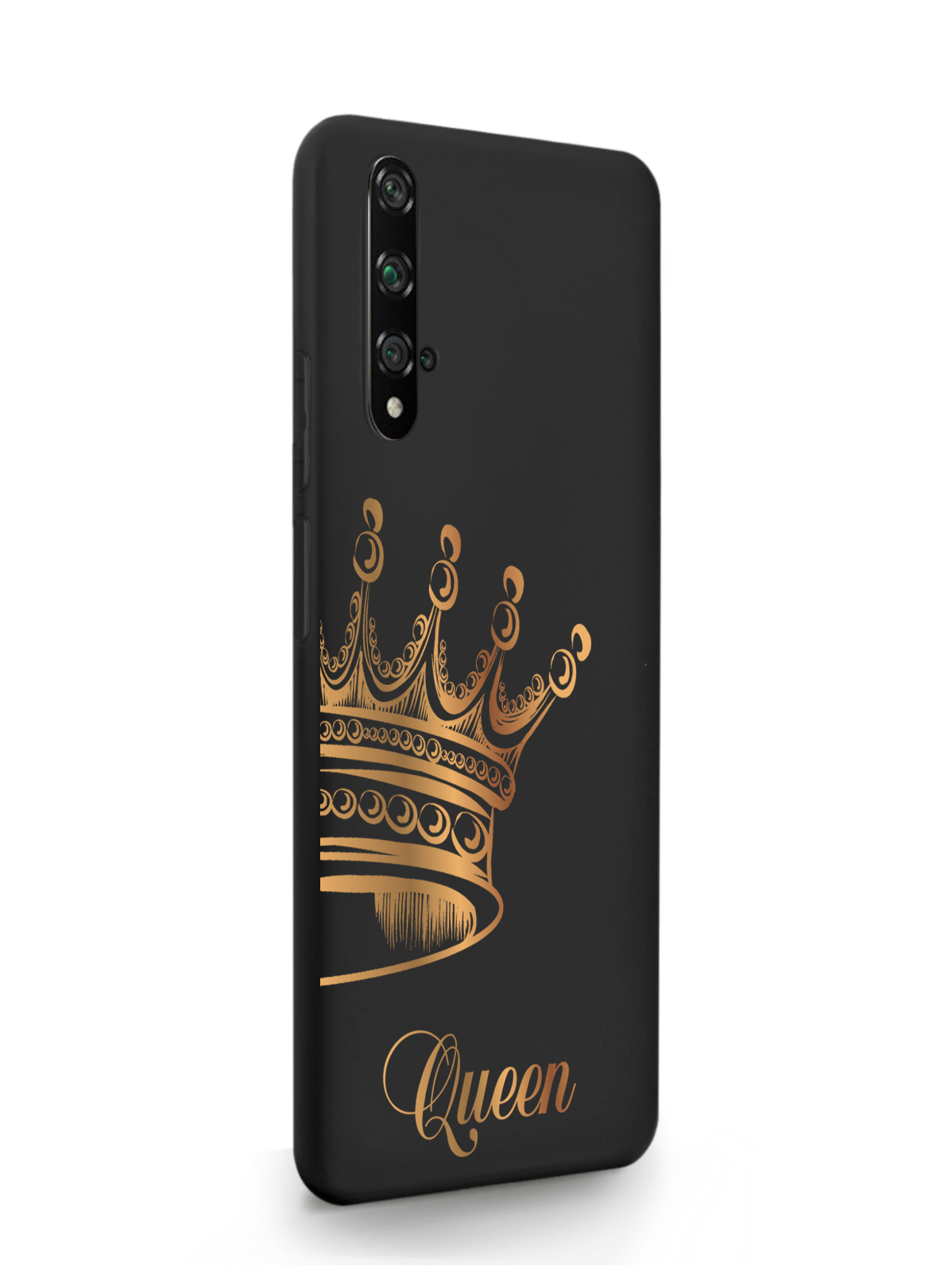 

Чехол MustHaveCase HONOR 20 Pro Парный чехол корона Queen черный, Золотистый;черный, HONOR 20 Pro Парный чехол корона Queen