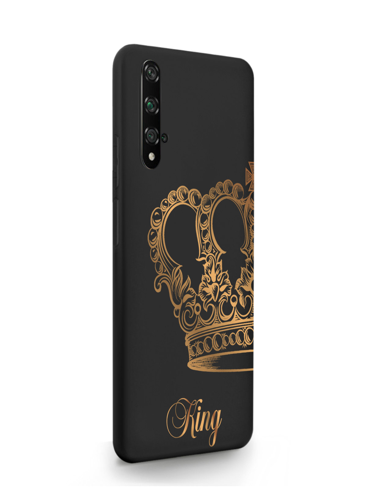 фото Чехол musthavecase honor 20 pro парный чехол корона king черный