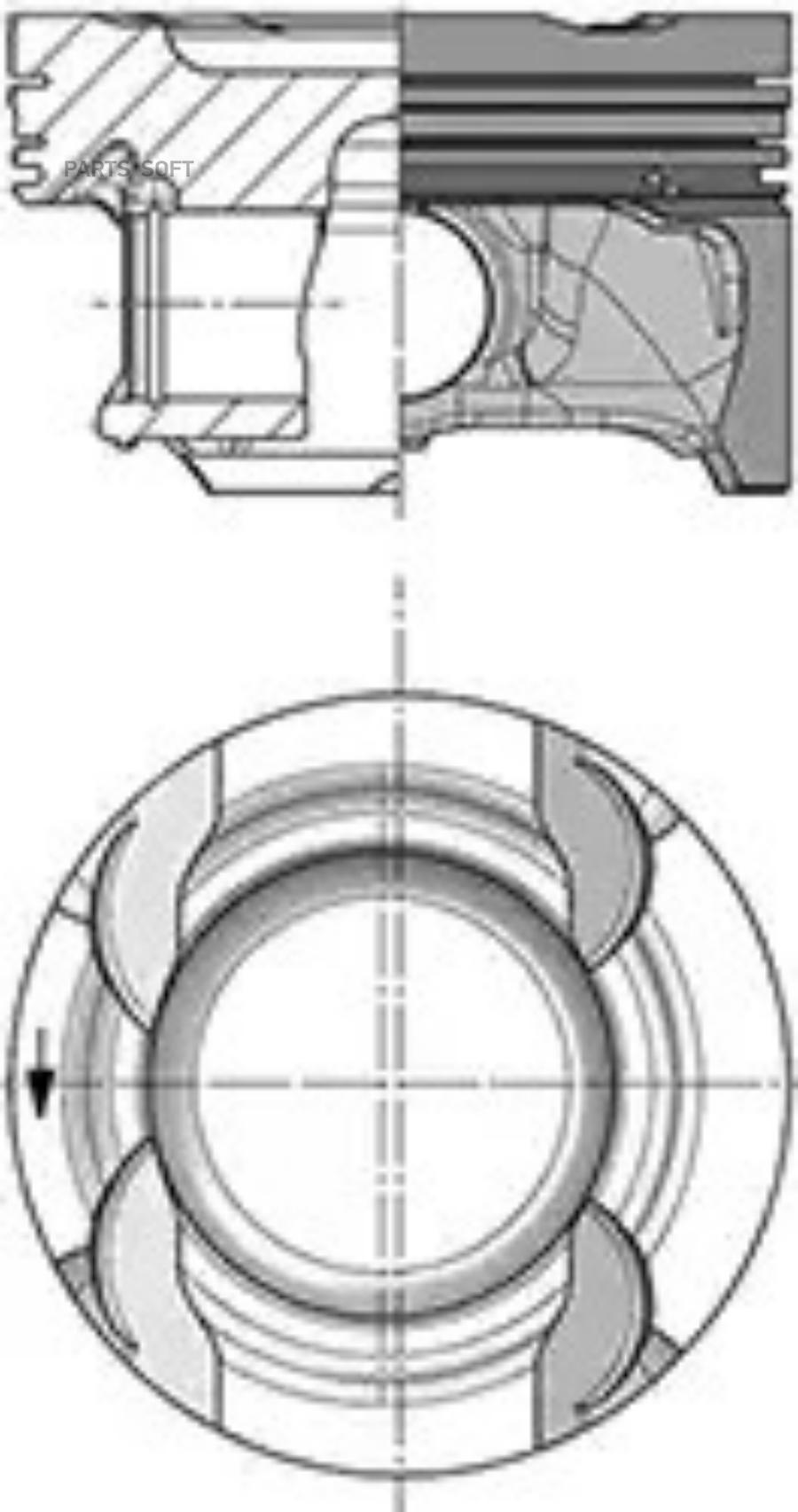 

Поршень комплект MB STD M271.910