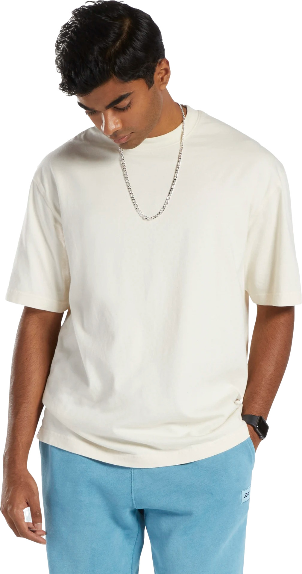 

Футболка мужская Reebok Cl Nd Tee белая L, Белый, Cl Nd Tee