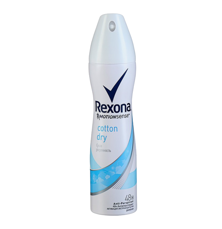 Спрей антиперспирант Rexona Cotton Легкость хлопка,150 мл,2 шт Россия