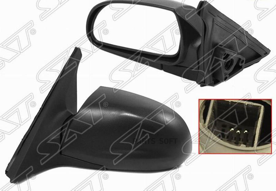 

Зеркало Hyundai Accent 00-06/Accent(Тагаз) 01- Lh (левый) 3 Контакта Sat арт. ST-HN04-940-