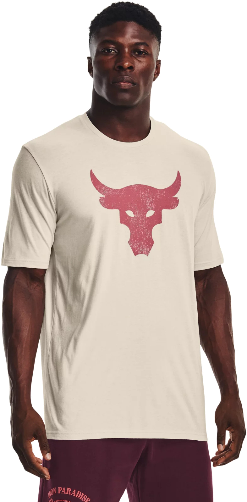 Футболка мужская Under Armour UA PJT ROCK BRAHMA BULL SS-WHT белая XL