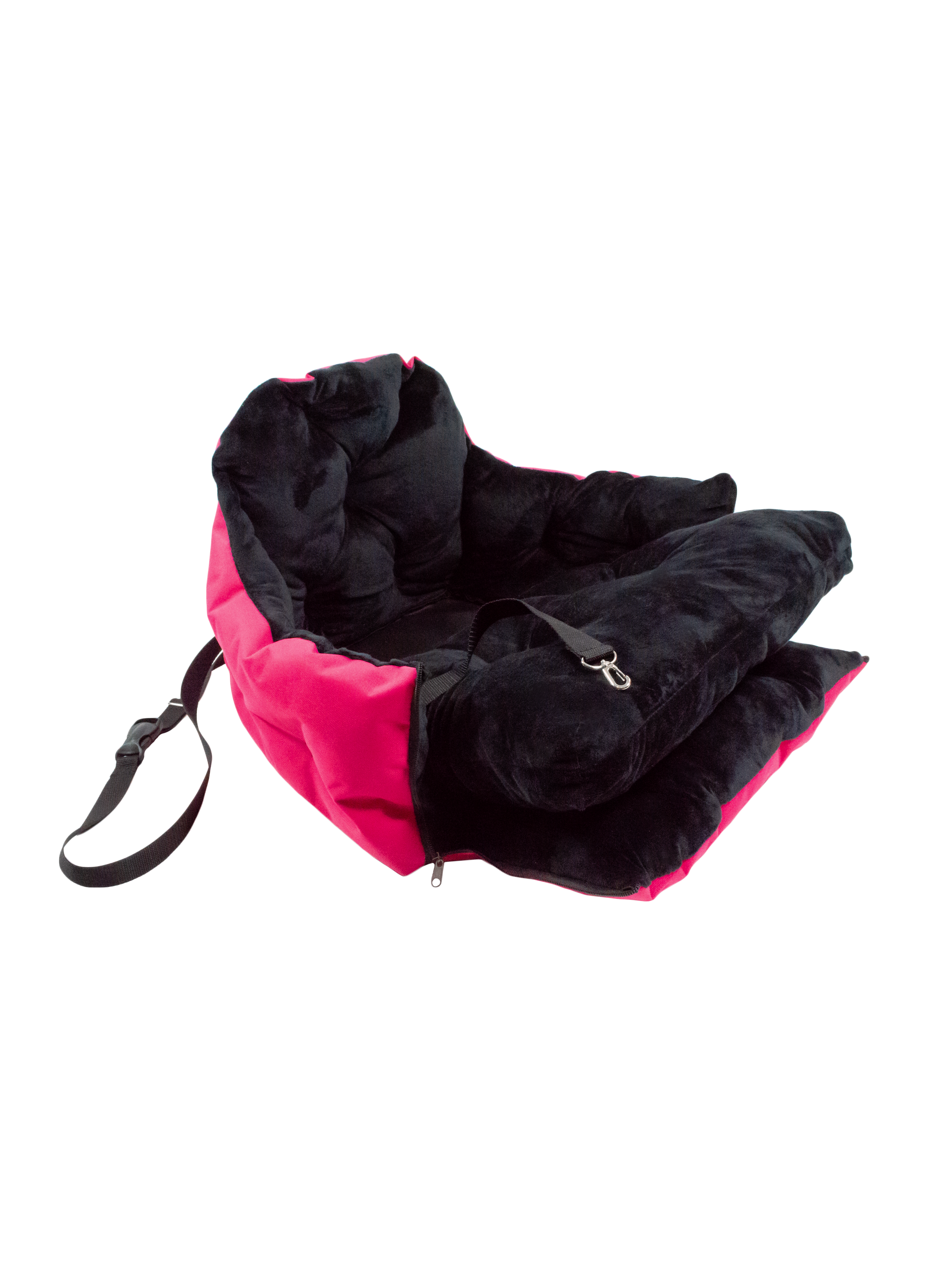 фото Автокресло для перевозки собак и кошек 50х43х43 см, розовый auto premium