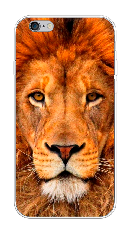 

Чехол на Apple iPhone 6/6S "Благородный лев", Оранжевый, 10450-1