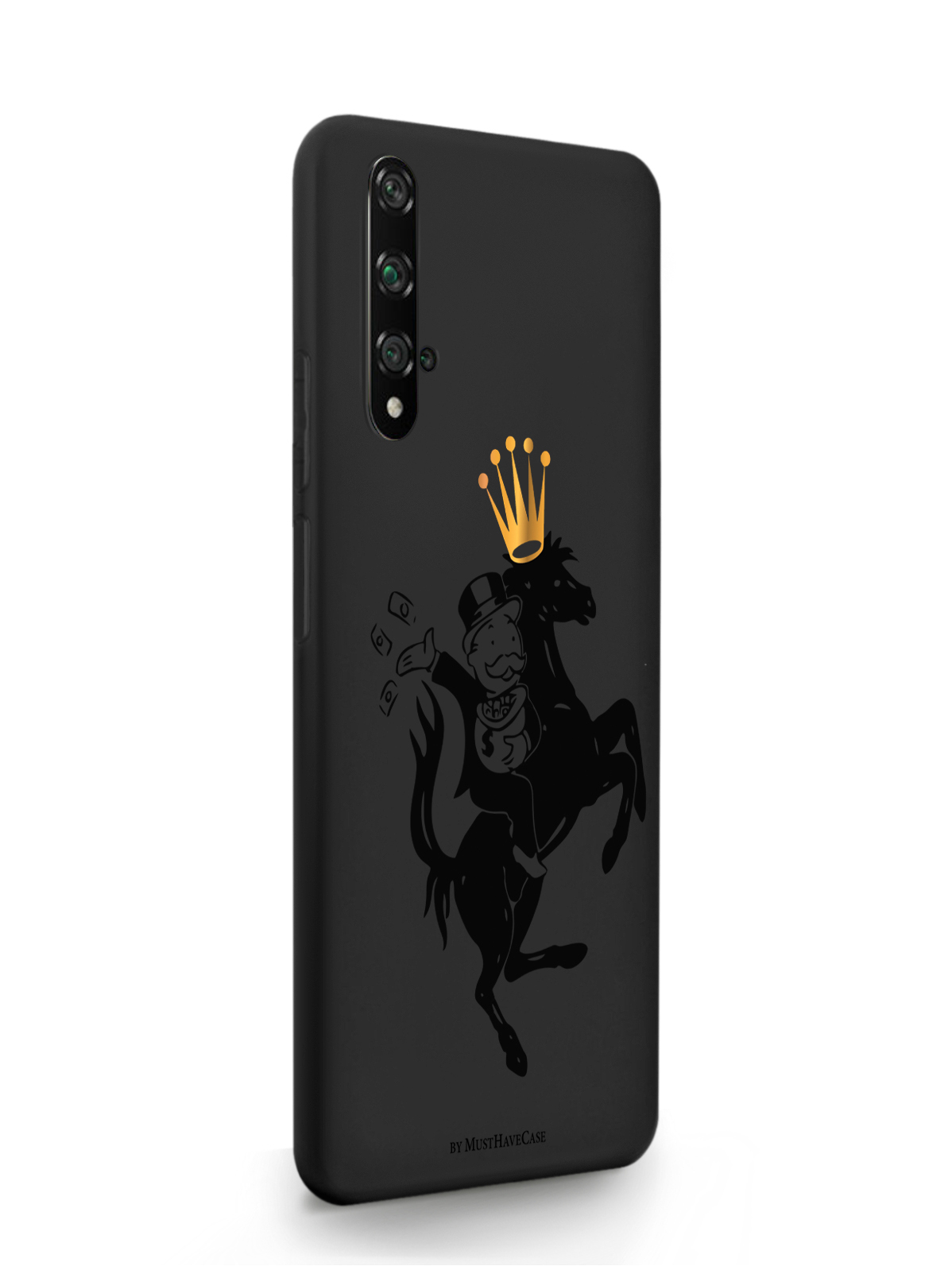 

Чехол MustHaveCase HONOR 20 Pro Monopoly на коне черный, Золотистый;черный, HONOR 20 Pro Monopoly на коне