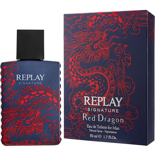 Туалетная вода мужская Replay Signature Red Dragon For Man 100мл