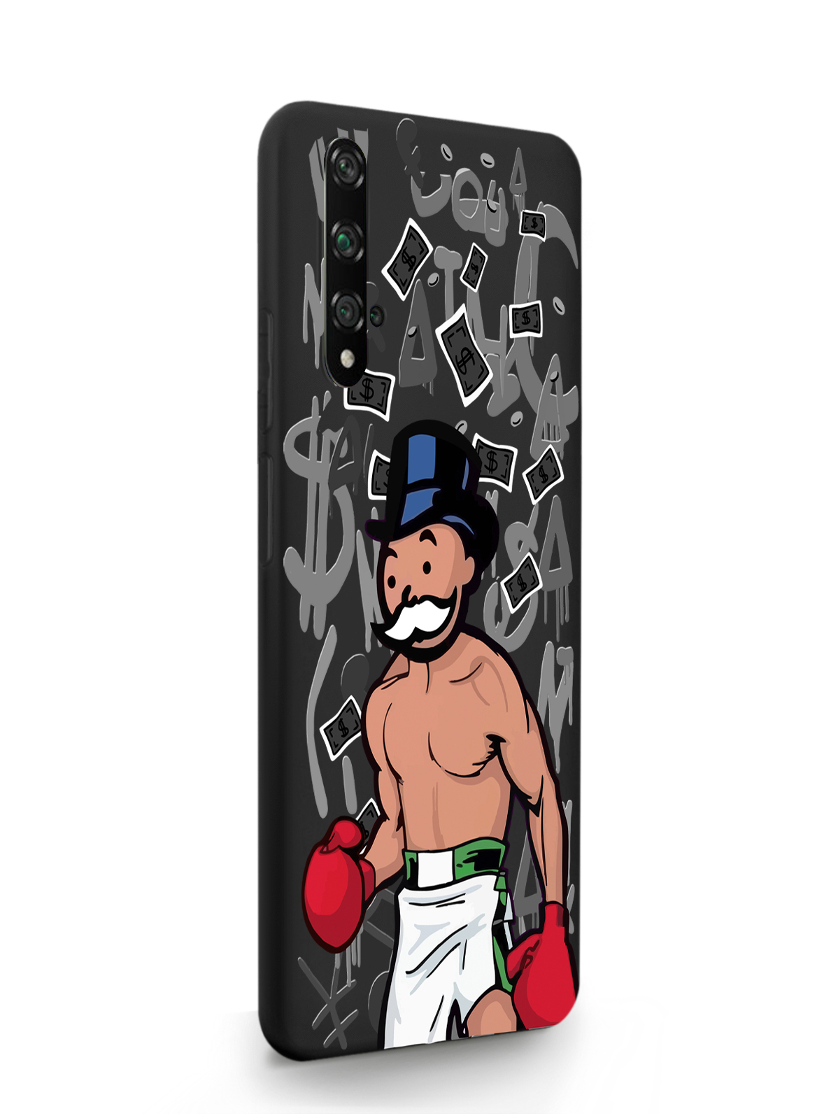 

Чехол MustHaveCase HONOR 20 Pro Monopoly Boxing черный, Разноцветный, HONOR 20 Pro Monopoly Boxing Монополия Боксер