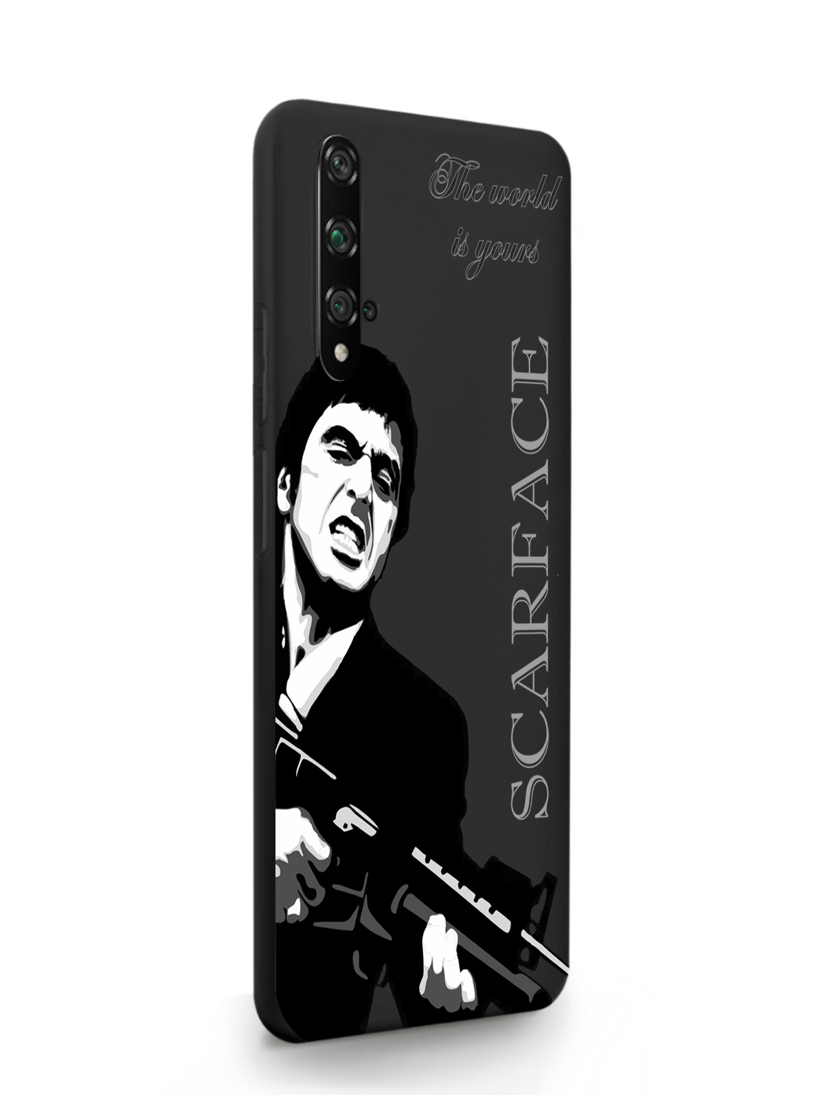 

Чехол MustHaveCase HONOR 20 Pro Лицо со шрамом черный, Серый;черный, HONOR 20 Pro Scarface Tony Montana Лицо со шрамом