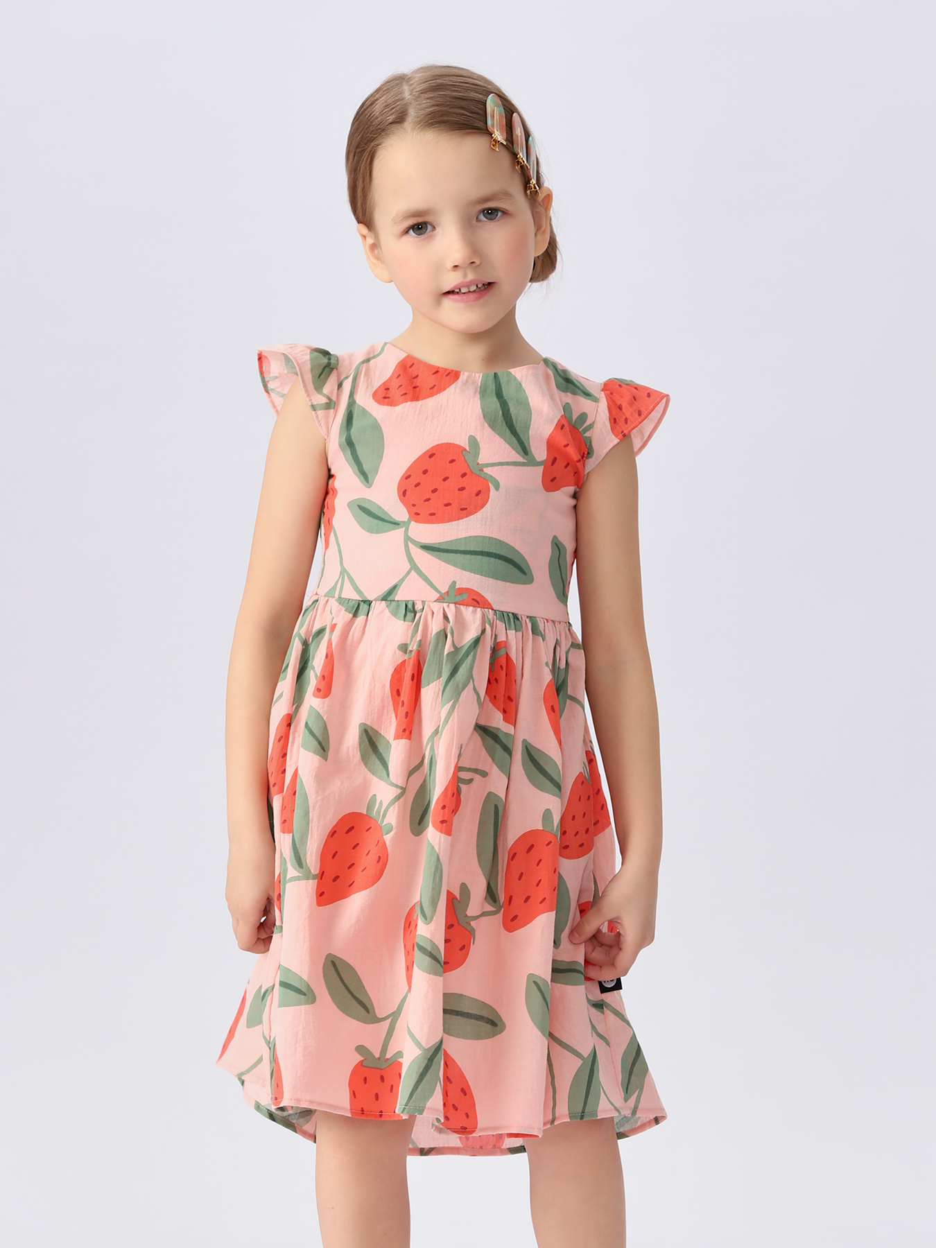 

Платье детское Happy Baby 88158, strawberry, 86, Розовый, 88158