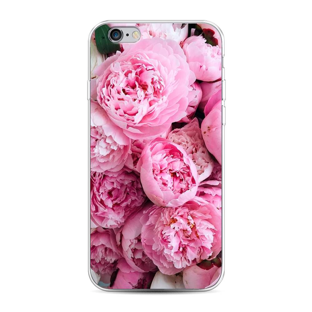 фото Чехол на apple iphone 6 "розовые пионы" case place
