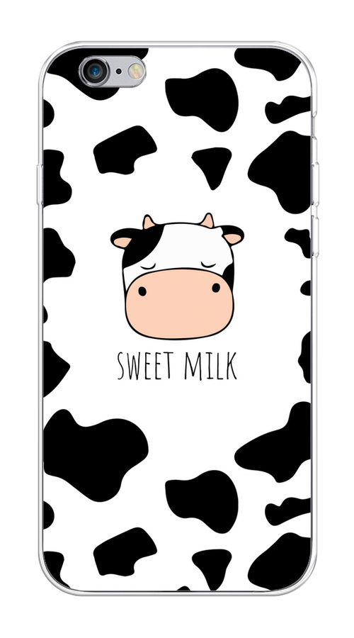 

Чехол на Apple iPhone 6 "Sweet milk", Розовый;белый;черный, 10450-1