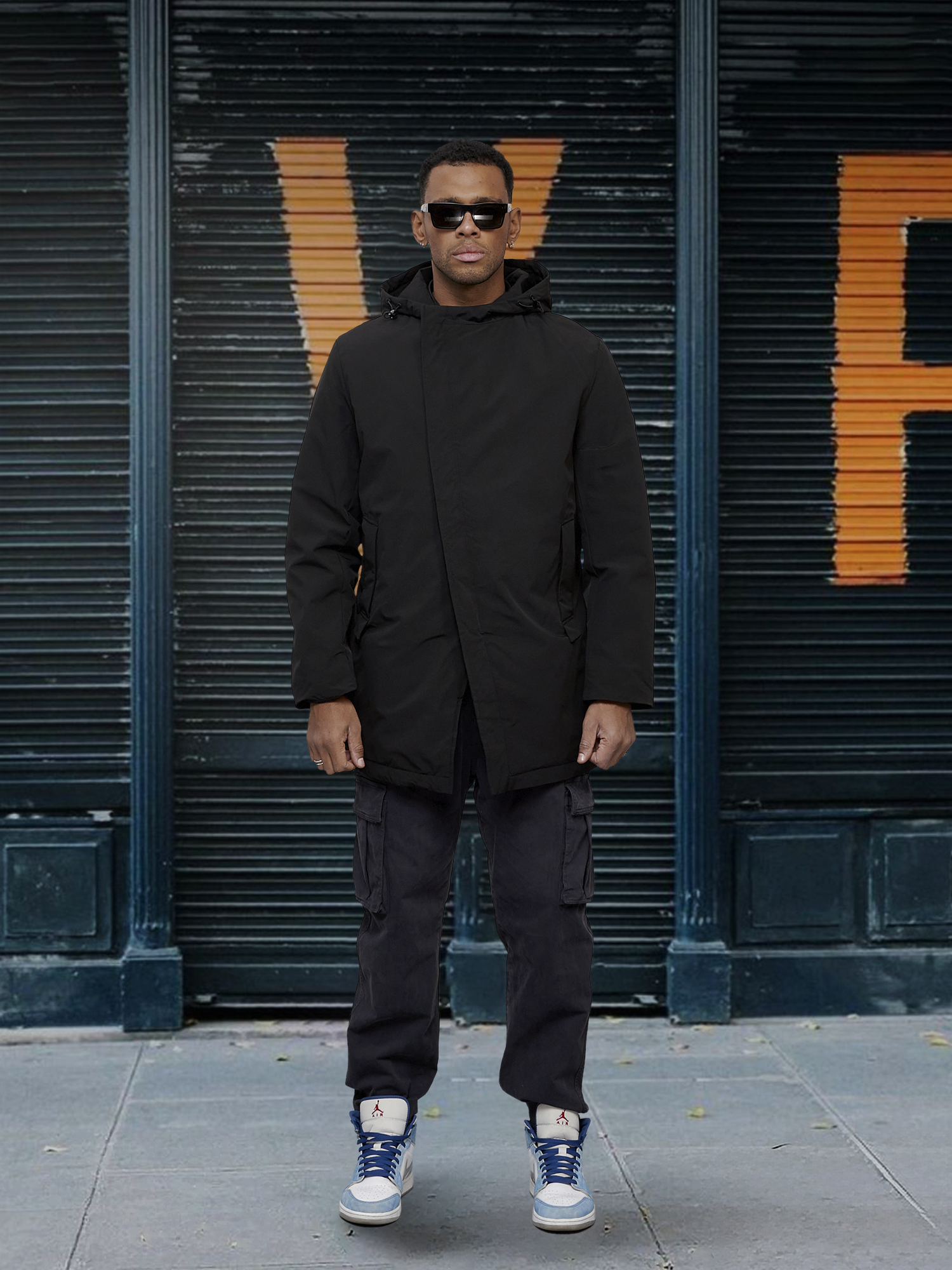 

Куртка мужская NoBrand OI-3329 черная XXL, Черный, OI-3329