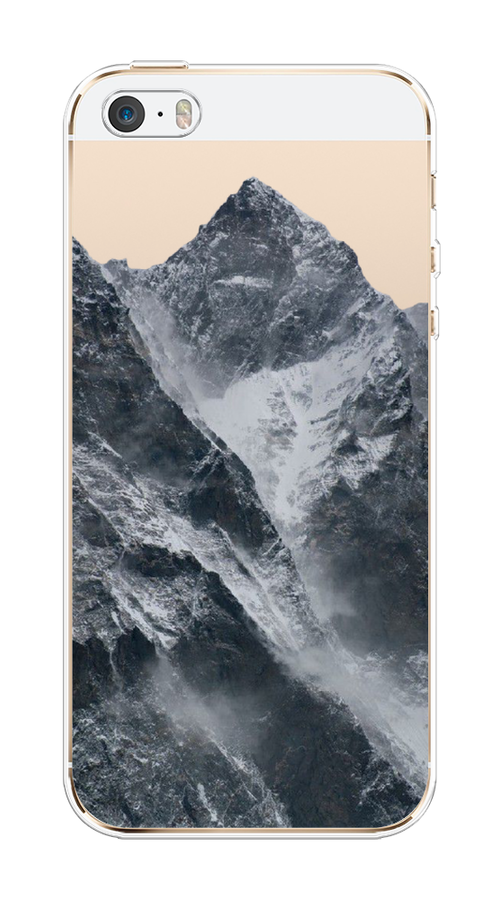 

Чехол на Apple iPhone 5 "Горы арт 4", Серый;бежевый, 10350-2