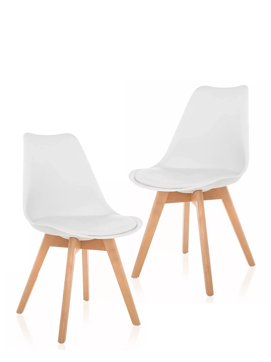 фото Комплект стульев 2 шт. byroom elm, white