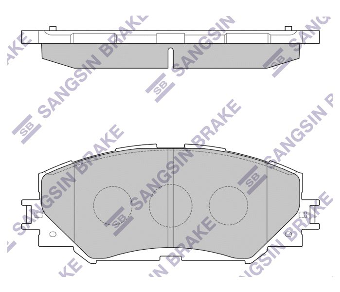 

Колодки передние TOYOTA COROLLA E15, RAV4 III GP2093