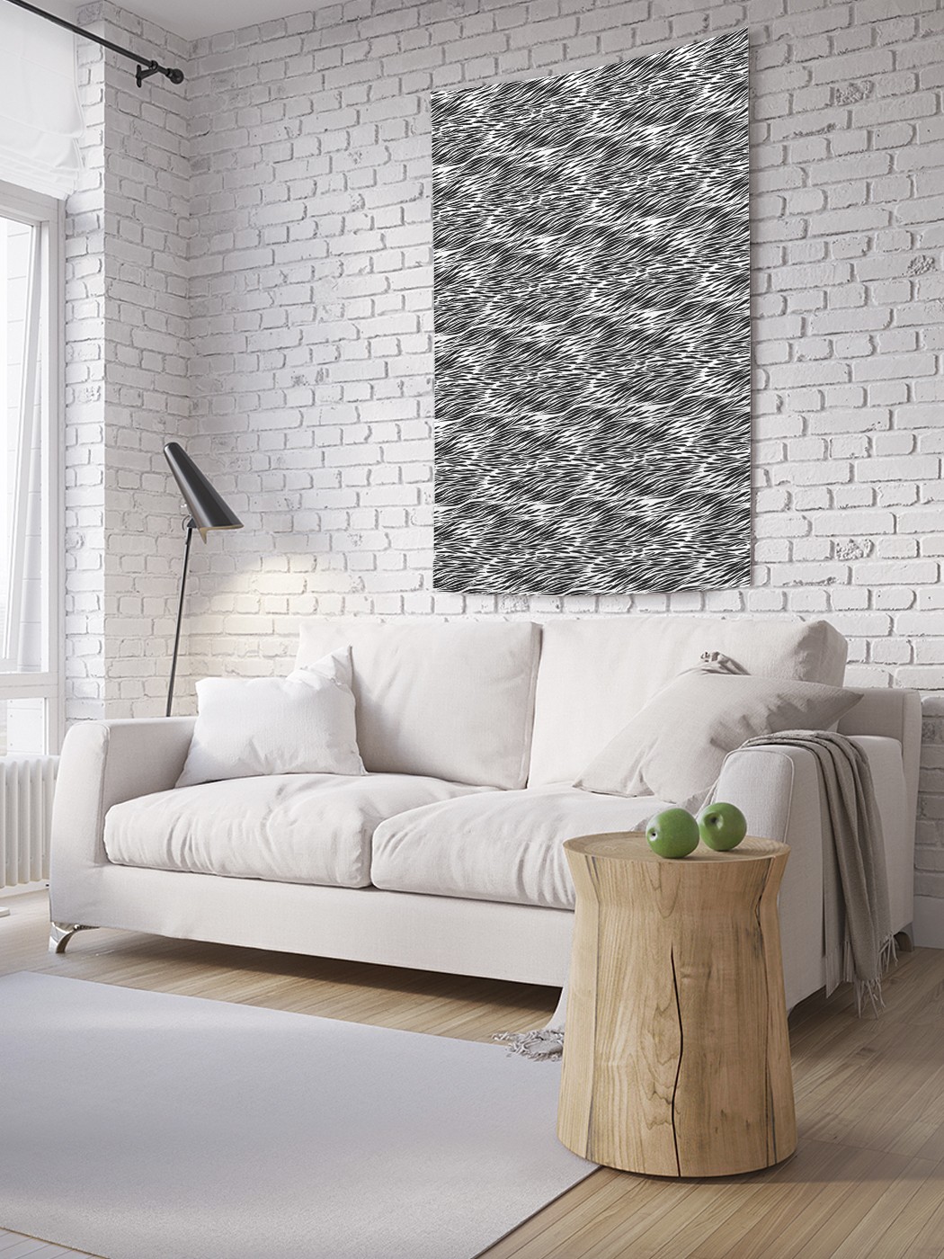

Вертикальное фотопанно на стену JoyArty Текстура зебры 150x200 см, Текстура зебры