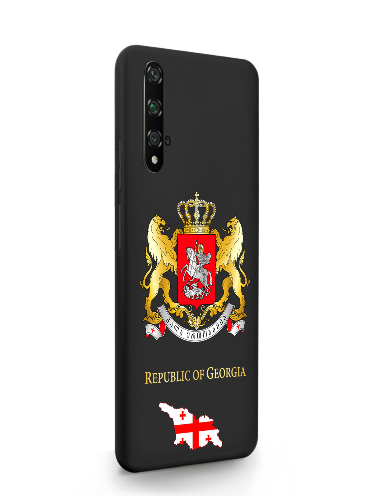 

Чехол SignumCase HONOR 20 Герб Грузии черный, Разноцветный, HONOR 20 Герб Грузии