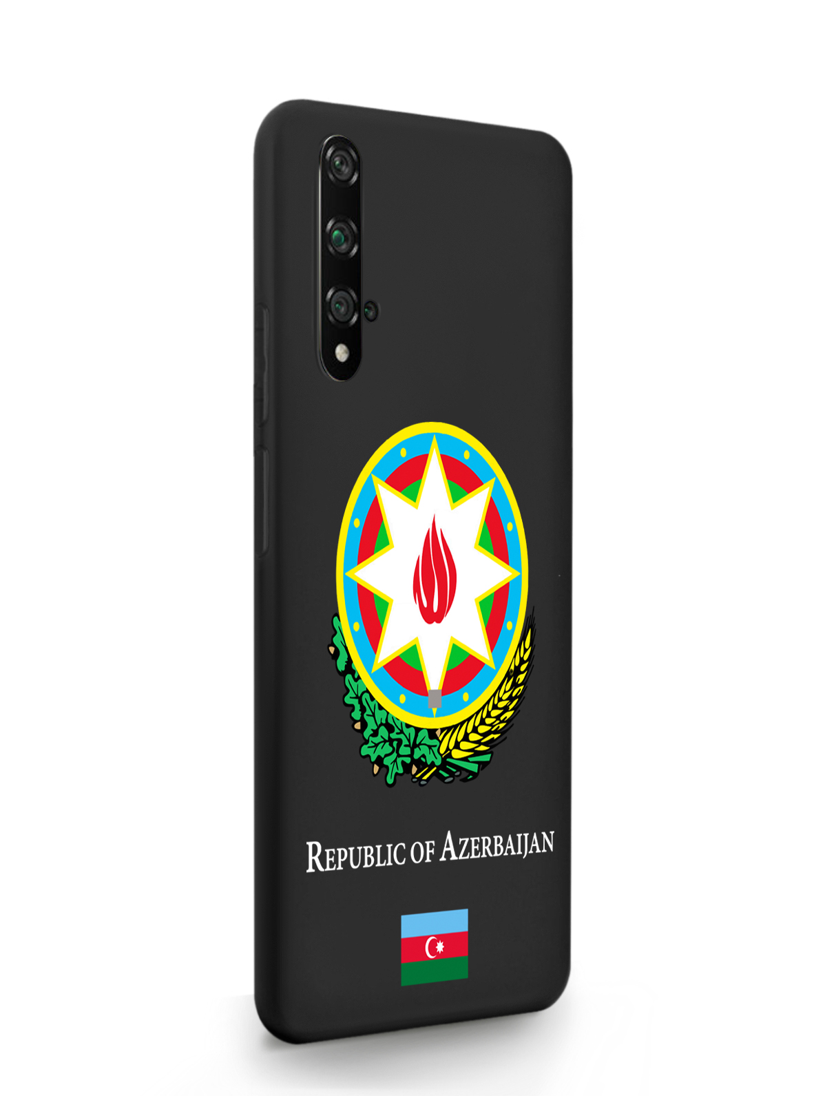 

Чехол SignumCase HONOR 20 Герб Азербайджана черный, Разноцветный, HONOR 20 Герб Азербайджана