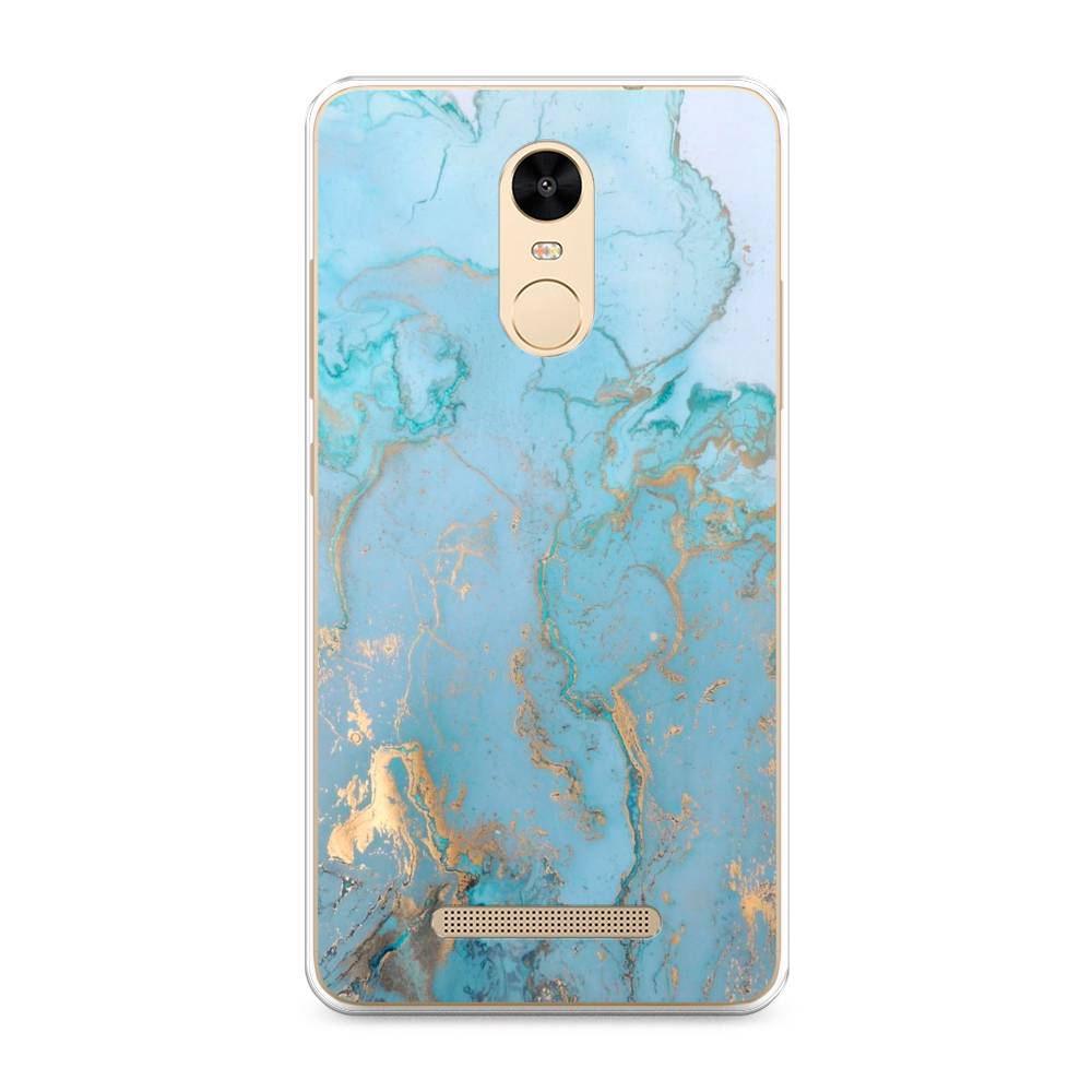 

Чехол Awog на Xiaomi Redmi Note 3/Note 3 Pro "Голубой мрамор рисунок", Разноцветный, 31750-3