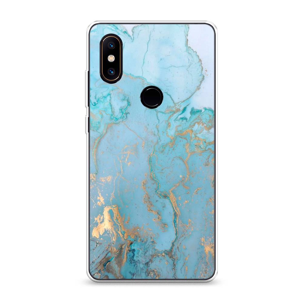 

Чехол Awog на Xiaomi Mi Mix 2S "Голубой мрамор рисунок", Разноцветный, 33450-3