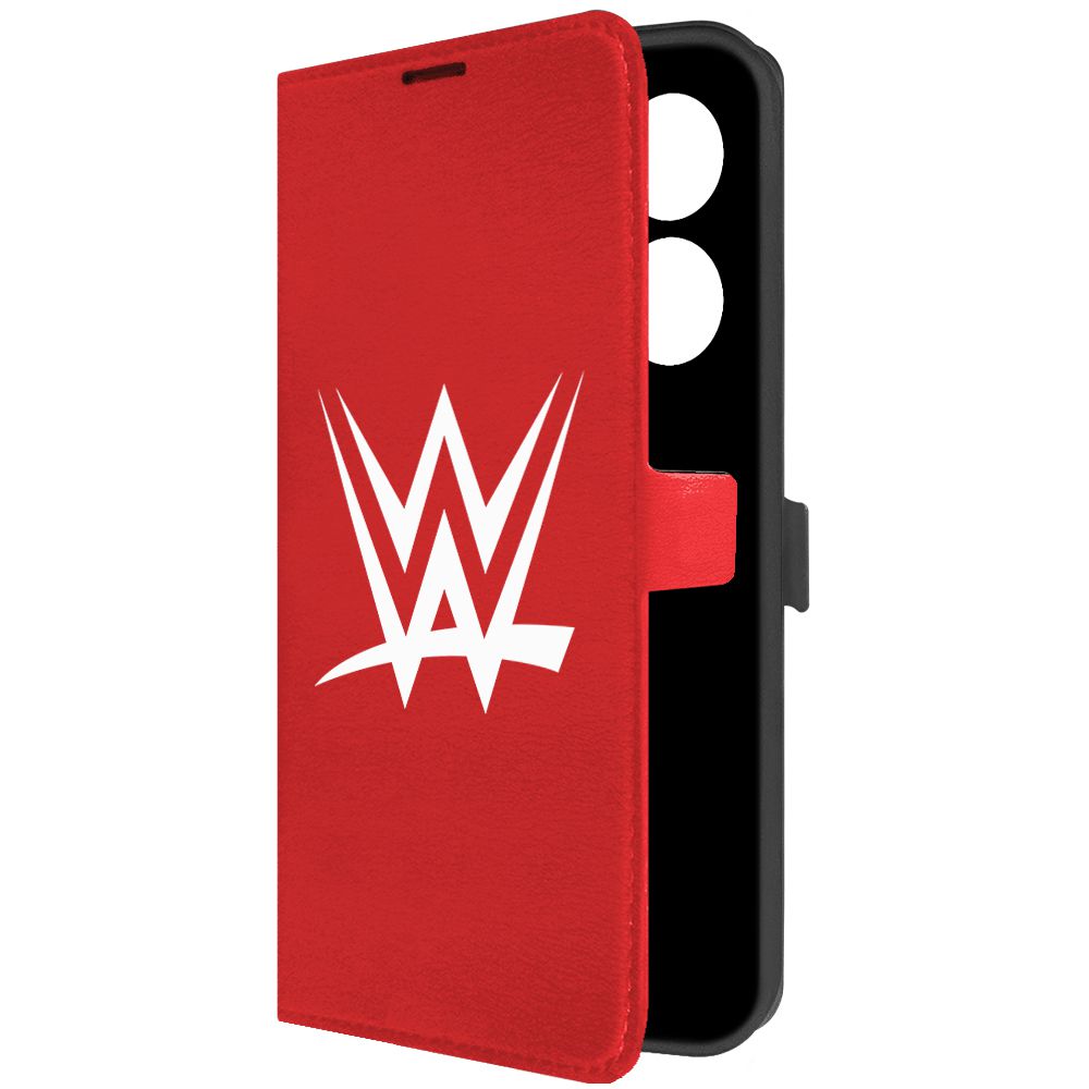 

Чехол-книжка Krutoff Eco Book для Tecno Camon 20 WWE красный